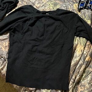 Cato Elegant Black Knit Top